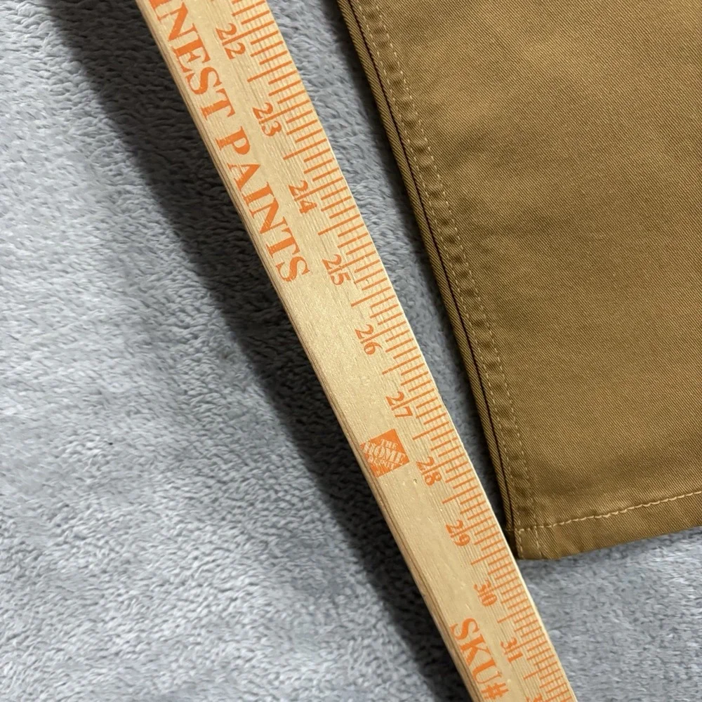 Levi's 514 Jeans Men's 32x30 Straight Mid Rise Premium Soft Twill Brown Khaki